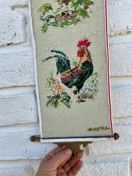 Pendón Bordado A Mano - 1976
