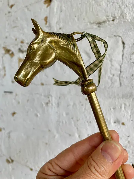 Calzador Mango Cabeza De Caballo - India 1930