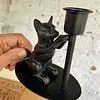 Candelero Con Figura De Gato