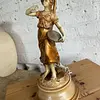 Lámpara De Estilo Moreau- Francia 1930