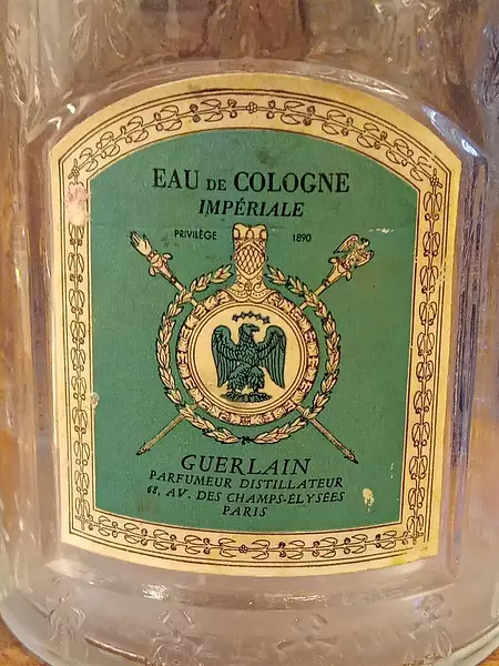 Frasco Francés Vintage De Colonia Guerlain