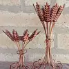 Candelabros X 2 Espigas De Trigo