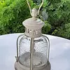 Farol Colgante De Vela Retro Con Apariencia De Óxido