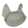 Gallina De Vidrio Transparente Grande