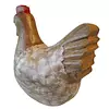 Figura De Gallina De Madera