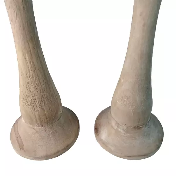 Candelabros Madera X 2