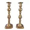 Candelabros De Bronce X 2