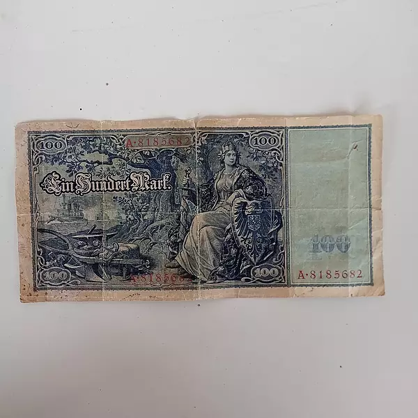 Billete Alemán 100 Marcos 1910