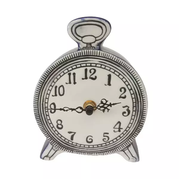 Reloj Retro De Porcelana