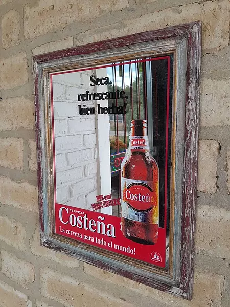 Espejo Cerveza Costeña 1980