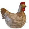 Figura De Gallina De Madera