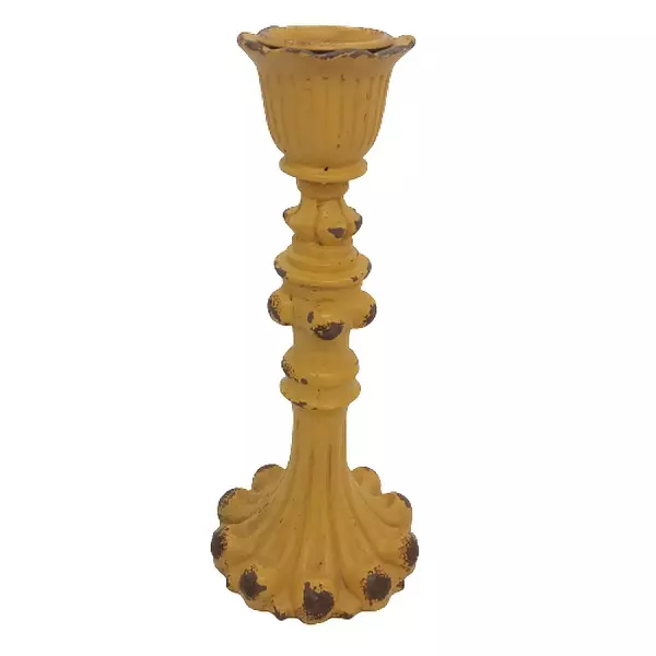 Candelabro Retro Amarillo