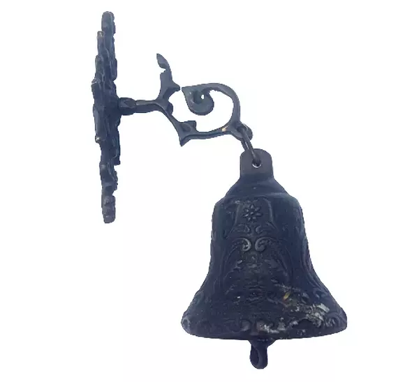 Campana Sonora De Bronce Pequeña Con Soporte