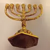 Candelabro Menorah 7 Brazos Dorado